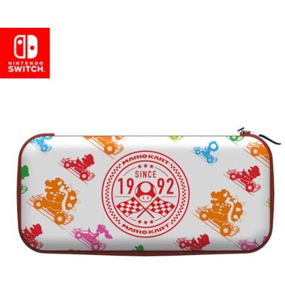 PDP Custodia da viaggio Mario Kart Racers Travel Case Nintendo Switch, Mario Kart Racers, Bianco e verde PDP Custodia da viaggio Mario Kart Racers Travel Case Nintendo Switch, Mario Kart Racers, Bianco e verde