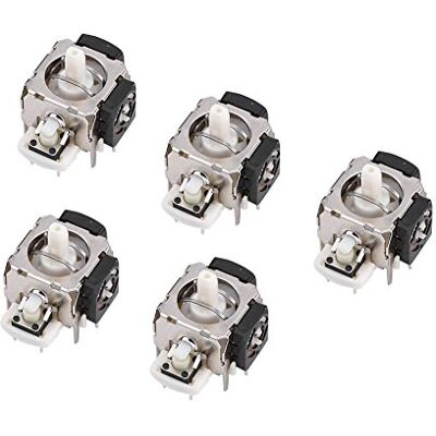 Bewinner 5 PCS Joystick 3D per 360 Controller Wireless Sensore di Stick analogico analogico Rocker 3D Joystick Parte di Ricambio per Controller 360 Bewinner 5 PCS Joystick 3D per 360 Controller Wireless Sensore di Stick analogico analogico Rocker 3D Joystick Parte di Ricambio per Controller 360
