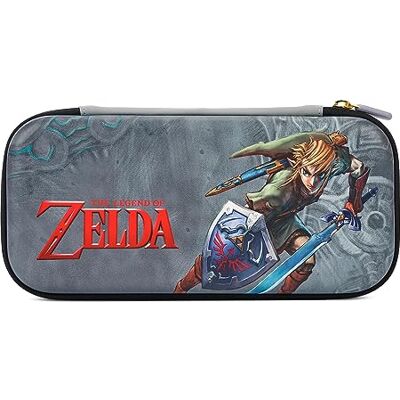 PowerA Boîtier de protection fin pour Switch Modèle OLED, Nintendo Switch ou Nintendo Switch Lite Link Intrépide PowerA Boîtier de protection fin pour Switch Modèle OLED, Nintendo Switch ou Nintendo Switch Lite Link Intrépide