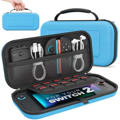 MoKo Custodia per Nintendo Switch 2 2025 con 10 Slot per Cartucce e Tasche MoKo Custodia per Nintendo Switch 2 2025 con 10 Slot per Cartucce e Tasche