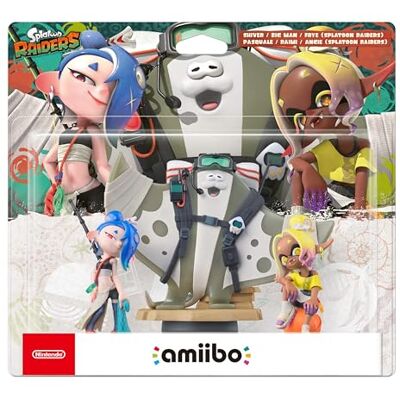 Nintendo Set da tre amiibo di Splatoon Raiders: Pinnuccia, Mantaleo e Morena (Splatoon Raiders) Nintendo Set da tre amiibo di Splatoon Raiders: Pinnuccia, Mantaleo e Morena (Splatoon Raiders)