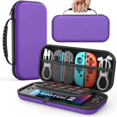 MoKo Custodia per Nintendo Switch 2 2025 con 10 Slot per Cartucce e Tasche MoKo Custodia per Nintendo Switch 2 2025 con 10 Slot per Cartucce e Tasche