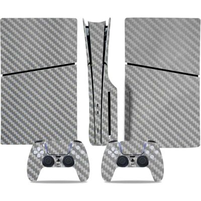 Generic Adesivo per console per Sony PS5 Slim Console Disk Edition e controller, Host Center Decalcomania Adesivo Pellicola Protettiva Antigraffio (Argento) Generic Adesivo per console per Sony PS5 Slim Console Disk Edition e controller, Host Center Decalcomania Adesivo Pellicola Protettiva Antigraffio (Argento)