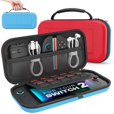 MoKo Custodia per Nintendo Switch 2 2025 con 10 Slot per Cartucce e Tasche MoKo Custodia per Nintendo Switch 2 2025 con 10 Slot per Cartucce e Tasche