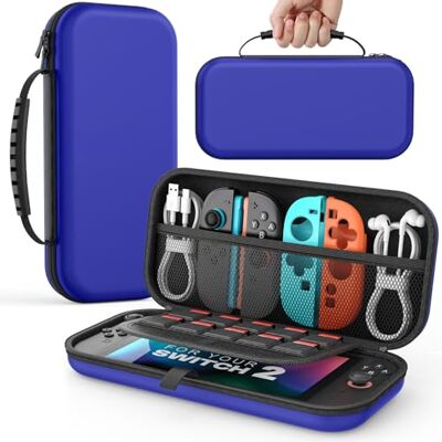 MoKo Custodia per Nintendo Switch 2 2025 con 10 Slot per Cartucce e Tasche MoKo Custodia per Nintendo Switch 2 2025 con 10 Slot per Cartucce e Tasche