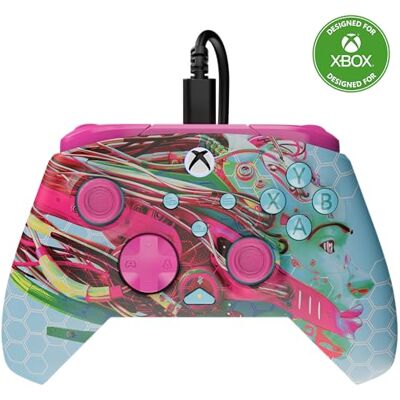 Turtle Beach Rematch Advanced Android Dreams Controller da gaming con cavo per Xbox e PC. Con licenza per Xbox con pulsanti rimappabili, grilletti sensibili e comandi audio Turtle Beach Rematch Advanced Android Dreams Controller da gaming con cavo per Xbox e PC. Con licenza per Xbox con pulsanti rimappabili, grilletti sensibili e comandi audio