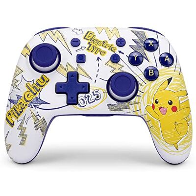 PowerA Controller senza fili avanzato Nano Nintendo Switch Pokémon: Pikachu School Days PowerA Controller senza fili avanzato Nano Nintendo Switch Pokémon: Pikachu School Days