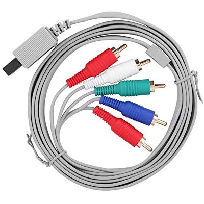 Bewinner Cavo AV Component, Adattatore Video Audio AV ad Alta Definizione Cavo Componente HDTV per U Gaming System Bewinner Cavo AV Component, Adattatore Video Audio AV ad Alta Definizione Cavo Componente HDTV per U Gaming System