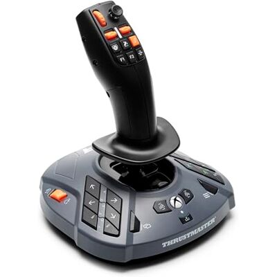 Thrustmaster SimTask FarmStick Joystick Multifunzione XBOX & PC Joystick a 3 assi, Plug & Play in Farming Simulator 25, 33 pulsanti azione, acceleratore a mano, sensori effetto Hall Thrustmaster SimTask FarmStick Joystick Multifunzione XBOX & PC Joystick a 3 assi, Plug & Play in Farming Simulator 25, 33 pulsanti azione, acceleratore a mano, sensori effetto Hall