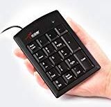 HD PS/2 19 Keys Keypad Numeric Keyboard Multifunction Wired Number Calculator For Laptop Easy To Use win7 ps2 numpad