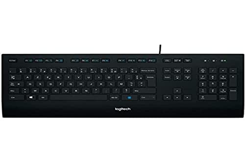 Logitech K280E Pro Tastiera, Layout ‎Francese Azerty, Nero