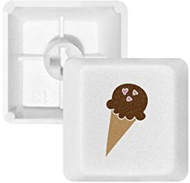 DIYthinker Arachidi Dolci al Cioccolato Ice Cream PBT Copritasti con Apertura per Tastiera Meccanica Bianco OEM Nessuna marcatura Stampa R3