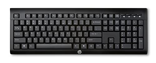 HP Wireless K2500 Keyboard- Tastiera tedesca, Nero