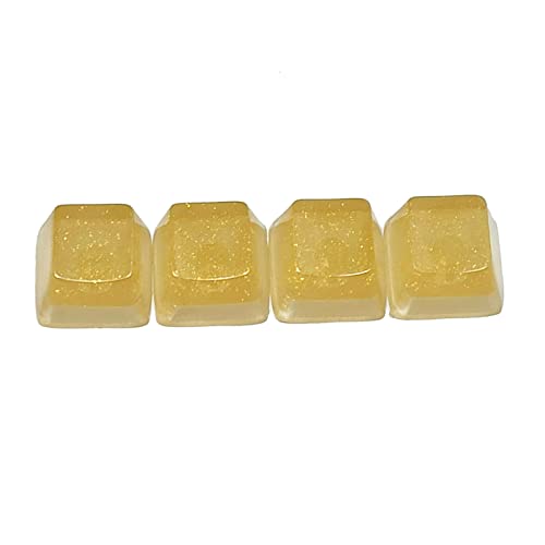 Morain Keycap in resina personalizzato Profilo OEM Personalità Traslucido Keycap Giallo Sostituzione Per Tastiera Meccanica FAI DA TE Tastiera Meccanica Keycaps Retroilluminato Trasparente Retroilluminazione