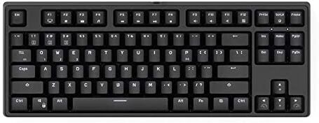 HYK Tastiera meccanica Gaming Keyboard Blue Switch 2.4GHz Wireless & Wired Dual Mode Bianco Gaming Keyboard per PC/Gamer, Typist (Colore: Nero, Dimensioni: Interruttore Blu)