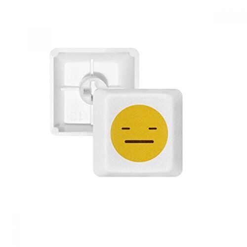 OFFbb Speechless Yellow cute online chat Emoji PBT per tastiera meccanica bianco OEM n. marcato stampa R2