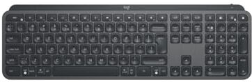 Logitech MX Keys for Business tastiera wireless retroilluminata, Layout Spagnolo QWERTY Grigio