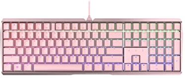 CHERRY MX BOARD 3.0 S, Tastiera Gaming Con Filo con Illuminazione RGB, Layout per l'Unione Europea (QWERTY), Interruttori MX BROWN, Pink