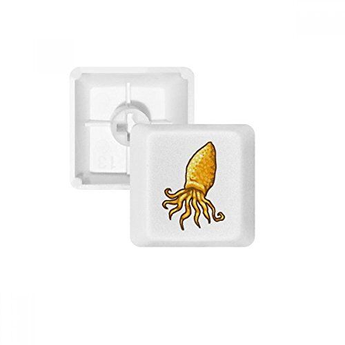 DIYthinker Yellow Octopus marine Life modello PBT per tastiera meccanica bianco OEM n. marcato stampa multicolore MultiColor R4
