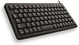 CHERRY Compact keyboard G84-4100, black, US tastiera USB + PS/2 Nero