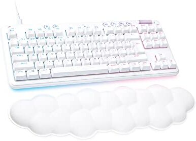 Logitech 713 TKL Corded Gaming Keyboard Off White USB Nordic Linear