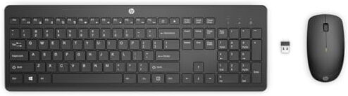 HP 235 WL Mouse and KB Combo Germany G, colore: Nero