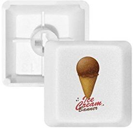 DIYthinker Marrone cioccolato gelato coni PBT per tastiera meccanica bianco OEM n. marcato stampa multicolore MultiColor R2