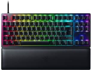 Razer Huntsman V2 Tenkeyless Tastiera ottica da gaming: layout tedesco, (switch clicky viola), layout italiano non garantito