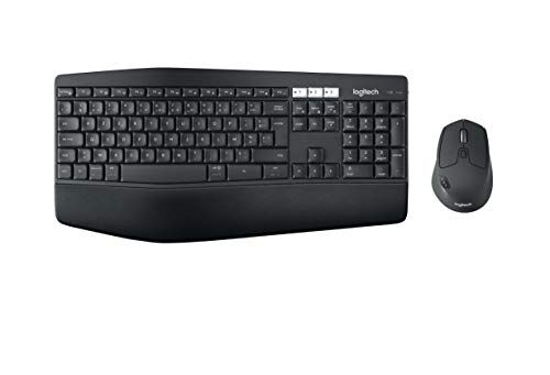 Logitech MK850 Kit Tastiera e Mouse, Layout ‎Olandese-Belga Azerty, Nero