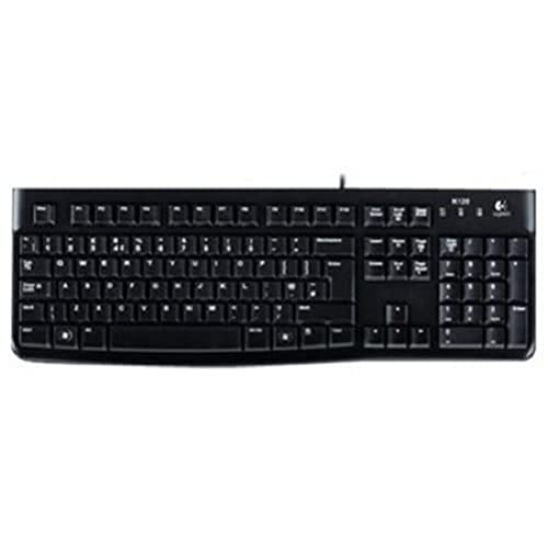 Logitech K120 Tastiera Cablata Business per Windows/Linux, Layout Ceco-Slovacco QWERTY Nero