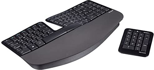 Microsoft Sculpt Ergonomic For Business (Versione Tedesca) Tastiera, QWERTZ Layout, Nero