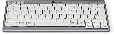 BakkerElkhuizen UltraBoard 950 Wireless tastiera RF Wireless QWERTY Inglese US Grigio, Bianco