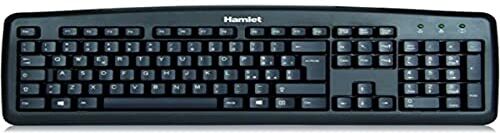 Hamlet XKKITA2 Tastiera italiana USB versione Black Soft Touch