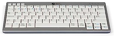 BakkerElkhuizen Bakker Elkhuizen BNEU950WUK tastiera UK QWERTY Ultraboard 950 bianco-argento in modalità wireless