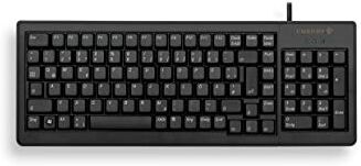 CHERRY G84-5200 tastiera compatta, layout britannico, tastiera QWERTY, tastiera cablata, design compatto, meccanica ML, nero