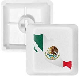 DIYthinker Rosso verde Messico mappa emblema Aquila Eat Snake PBT per tastiera meccanica bianco OEM n. marcato stampa multicolore MultiColor R2