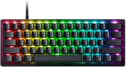 Razer Huntsman V3 Pro Mini Tastiera ottica analogica al 60% per eSport (Volante multifunzione digitale e pulsanti di controllo dedicati, Tasti PBT testurizzati a due strati) Layout SE   Nero