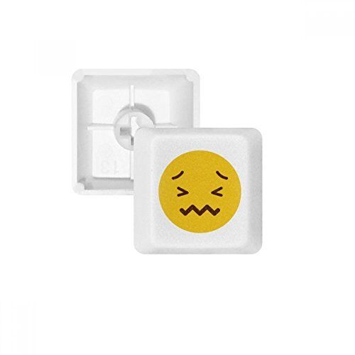 OFFbb Horrible Yellow cute online chat PBT per tastiera meccanica bianco OEM n. marcato stampa R2