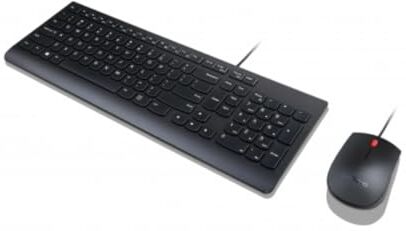 Lenovo Essential Wired Keyboard and Mouse Combo – German