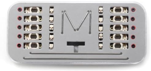 Luejnbogty Stabilizzatore V2 PCB Stabilizzatore a Vite per PCB 1,2 mm per Kit Tastiera Meccanica Personalizzato 2U 6,25U 7U 2X 6,25X 7X(A) Durevole Installazione Facile da Usare