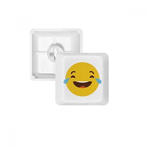 OFFbb Laugh Cry Yellow cute online chat Emoji PBT per tastiera meccanica bianco OEM n. marcato stampa R3