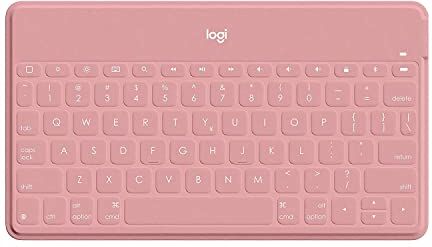 Logitech Keys-To-Go Tastiera Bluetooth, Layout Inglese QWERTY Rosa