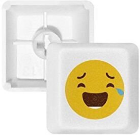 OFFbb Laugh Cry Yellow cute online chat Emoji PBT per tastiera meccanica bianco OEM n. marcato stampa multicolore MultiColor R2