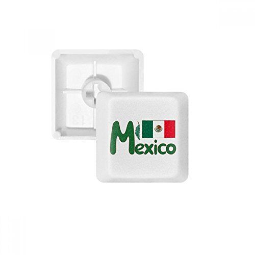 DIYthinker Messico Nazionale Bandiera Verde Modello PBT Copritasti con Apertura per Tastiera Meccanica Bianco OEM Nessuna marcatura Stampa R3