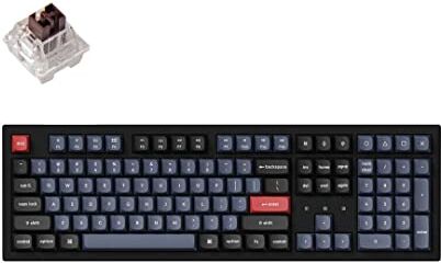 Keychron K10 PRO QMK/Via Tastiera Meccanica Senza Fili, Tastiera programmabile, Bluetooth/USB-C, retroilluminazione RGB, K PRO Brown Switch, Keycaps PBT per Windows Mac OS