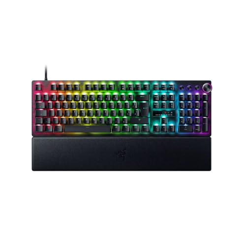 Razer Huntsman V3 Pro (Switches Analog) Tastiera Gamer ottica (interruttori analogici regolabili da 0,1 a 4,0 mm, Trigger Rapido, Tasti in PBT Doubleshot) Tastiera AZERTY   Nero