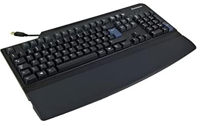 Lenovo Preferred Pro USB Keyboard (Business Black) Danish QWERTY Danese Nero