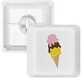 DIYthinker Rosa Marrone Giallo Sweet Ice Cream PBT Copritasti con Apertura per Tastiera Meccanica Bianco OEM Nessun Simbolo Stampa R1