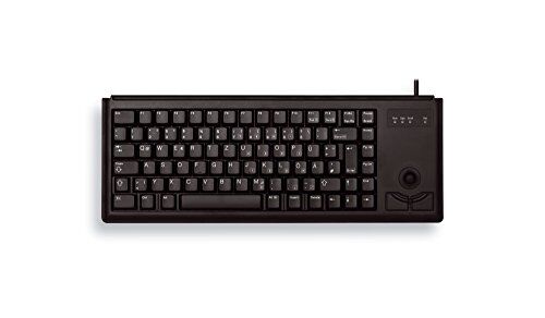 CHERRY G84-4400LPBDE-2 Compact Trackball Keyboard PS/2 Black (DE)