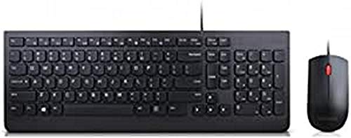 Lenovo Essential USB QWERTY Spagnolo Nero